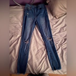 Indigo rising skinny jeans